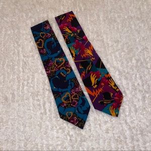 Rare VTG Beatles Bundle of 2 Neckties